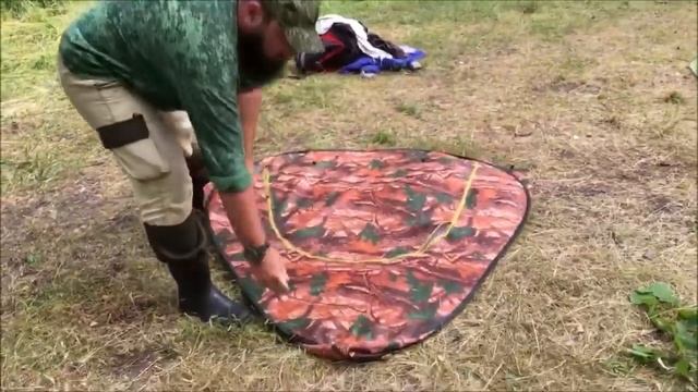 Как собрать китайскую дешевую палатку автомат восьмеркой? смотреть онлайн