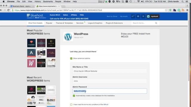 Install WordPress Using Mojo Marketplace on Bluehost Today! смотреть онлайн