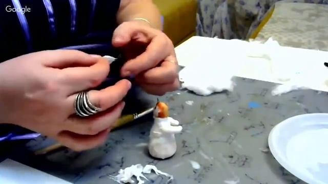 Елена Васько. ватная игрушка- Ангел. смотреть онлайн