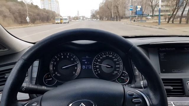 Infiniti M37 разгон до 100 км/ч смотреть онлайн