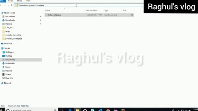 #6: How to run Java helloworld program? | Learn JAVA in Tamil | Raghul's Techno-series смотреть онлайн