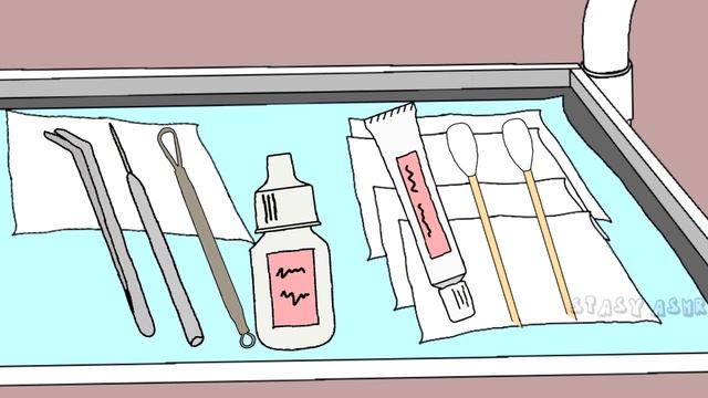 ASMR Анимация Чистка Ушей Удаление Ушных Прыщей Черные Точки смотреть онлайн