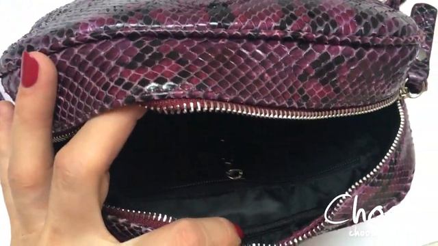 Сумка кроссбоди из кожи питона - Choosl смотреть онлайн