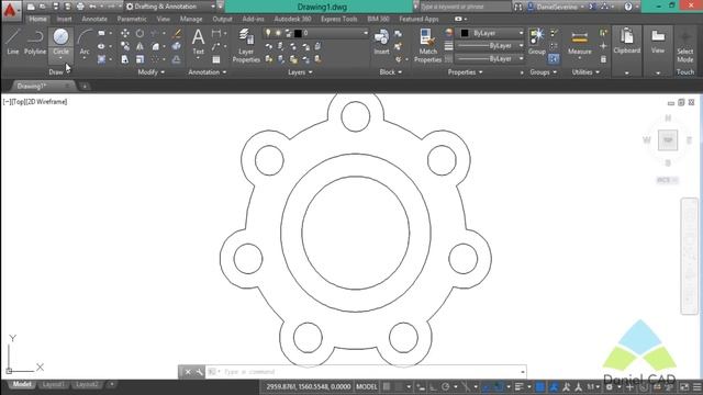 Aula 19 | AutoCAD 2015 | Exercício Resolvido смотреть онлайн