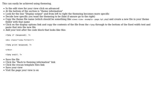 Drupal: Print custom HTML between Exposed Filter Area and Results in Views (2 Solutions!!) смотреть онлайн