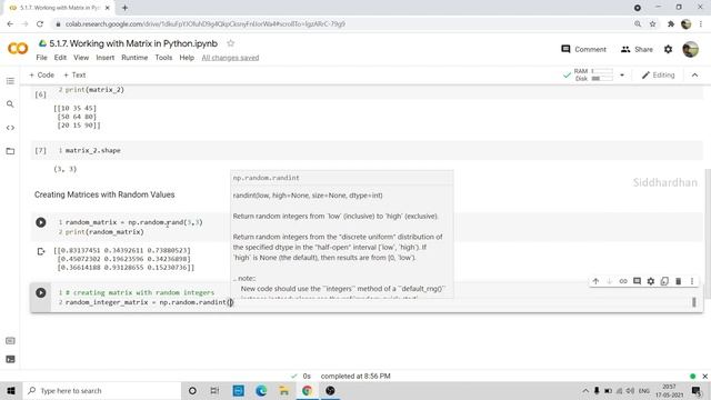 5.1.7. Working with Matrix in Python | Mathematics for Machine Learning | Linear Algebra смотреть онлайн