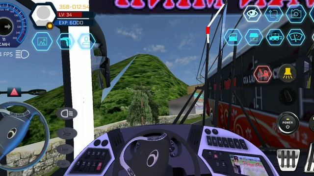 Bus Simulator Vietnam #2|I took a yellow bus with passengers to go around the small town|bus game| смотреть онлайн