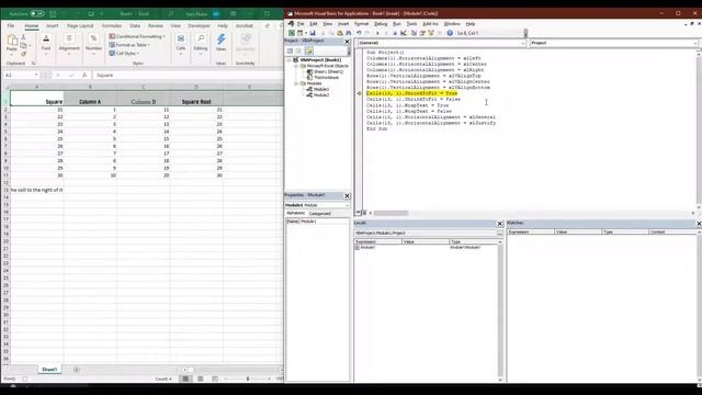 Episode #11 - Excel VBA Horizontal Alignment, vertical alignment, front end alig...well, not that смотреть онлайн