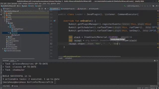 Minecraft Plugins mit Kotlin schreiben Tutorial #11 - Eigene Rezepte смотреть онлайн