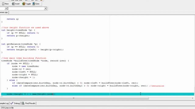 C++ Database project 04 - AVL Tree implementation смотреть онлайн