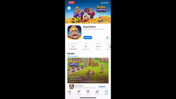 How to Update Royal Match Application 2023?