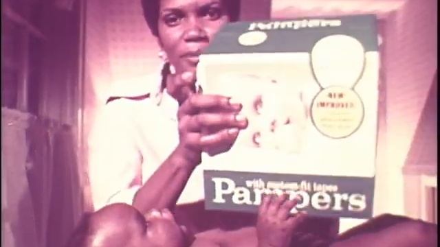Pamper's Diapers Commercial - Early 1970's? 16mm