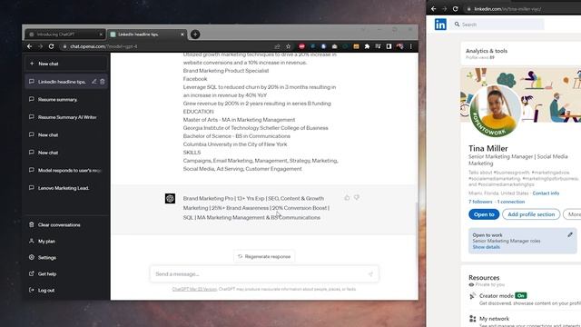 ChatGPT LinkedIn Tips: 4 Ways to Optimize Your Profile with AI смотреть онлайн