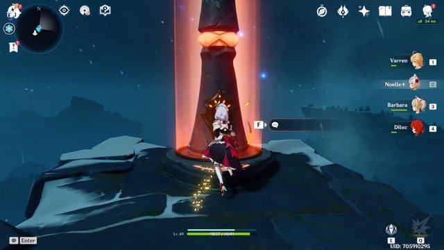 How to break the ice on the statue of seven Gensine Impact Unlock Dragonspine смотреть онлайн