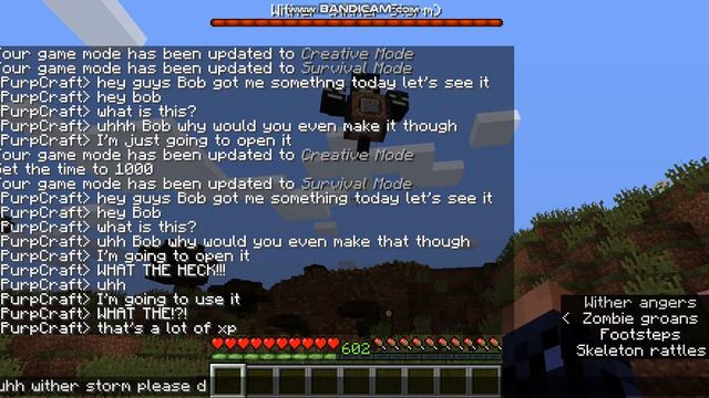 SUMMONING THE WITHER STORM IN MINECRAFT... (Engender mod) смотреть онлайн