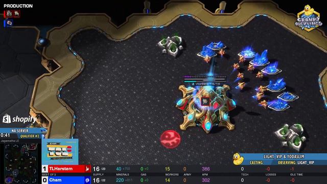 Harstem vs Cham - PvZ | Shopify TSL6 - NA Server Qualifier #2 | EPT StarCraft 2 Tournament смотреть онлайн