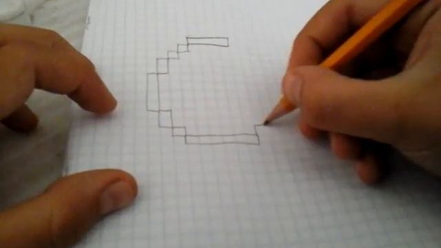 Как на рисовать алмаз из майнкрафта? смотреть онлайн