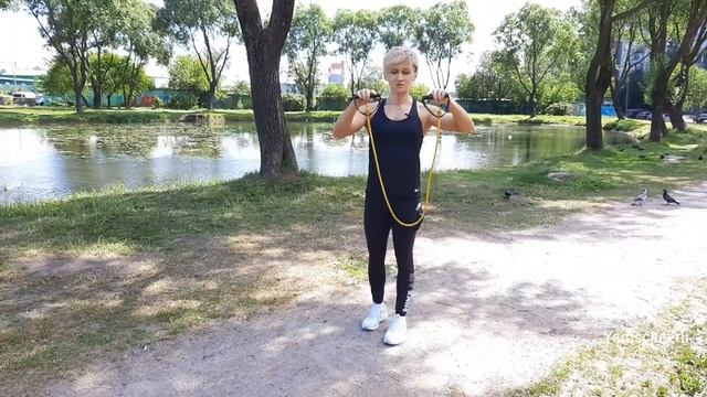 Ноги+ягодицы-1. Упражнения с спандером смотреть онлайн