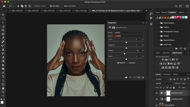 My Secret To Color Grading Medium & Dark Skin Tones In Photoshop смотреть онлайн