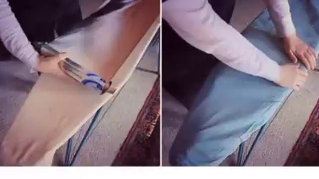 Он застелил фольгой гладильную доску, а потом не поверил своим глазам… смотреть онлайн