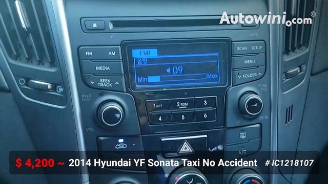 ($ 4,200~) 2014 Hyundai YF Sonata No Accident Taxi - Autowini.com смотреть онлайн