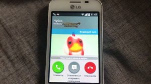 LG L40 incoming call / входящий вызов