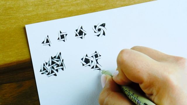 Zentangle® Muster: Tissoooh