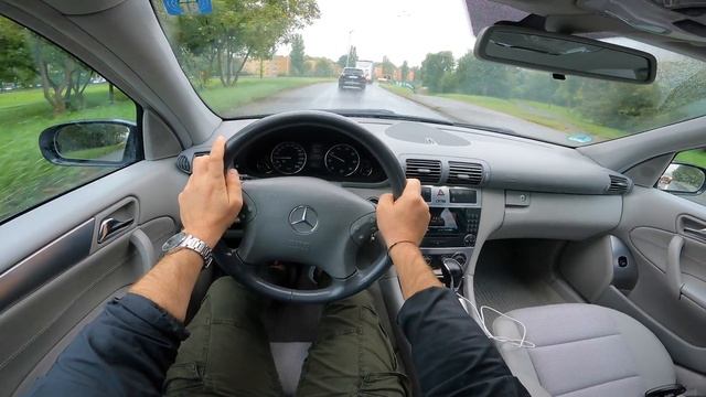 2004 Mercedes C Class W203 |1.8 C180 143HP| POV Test Drive смотреть онлайн