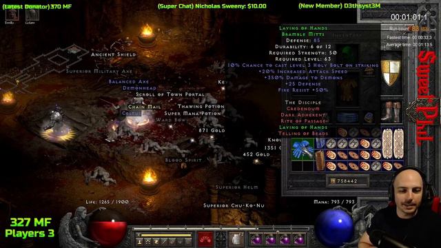 200 Nihlathak Runs, Drop Highlights - Diablo 2 Resurrected смотреть онлайн