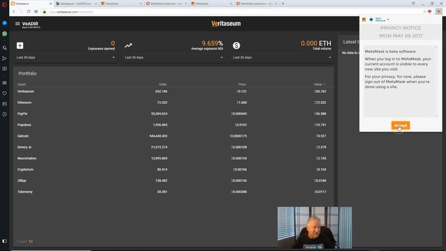 Veritaseum VeADIR New User Guide - Installing MetaMask смотреть онлайн