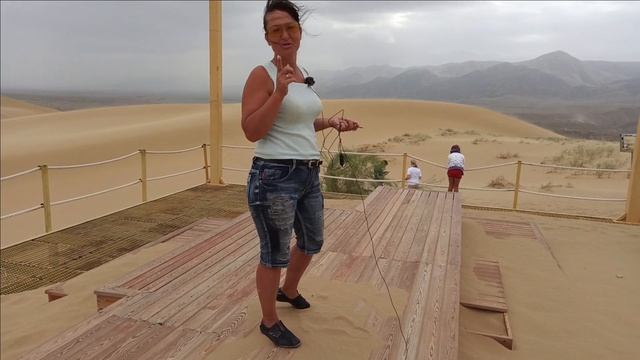 Дагестан - бархан Сарыкум. Достопримечательность Дагестана. смотреть онлайн