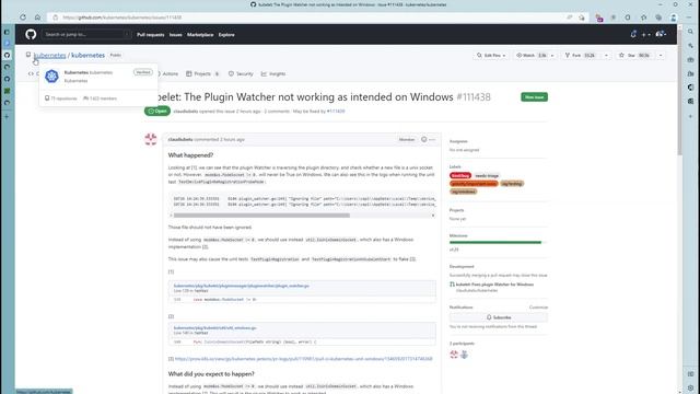 Kubernetes SIG-Windows 20220726 смотреть онлайн