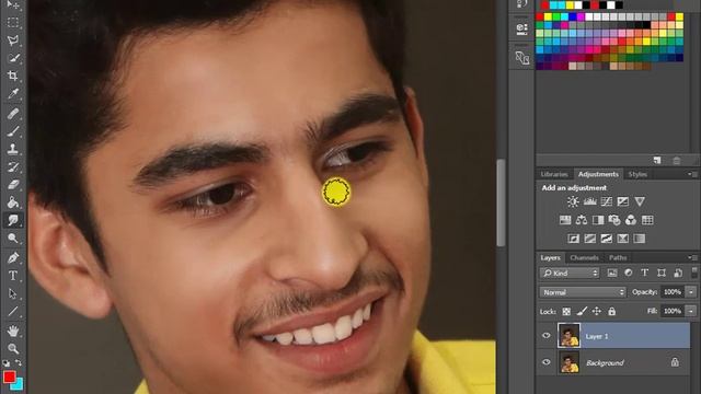 High-End skin retouching with skin smooth brush in photoshop смотреть онлайн