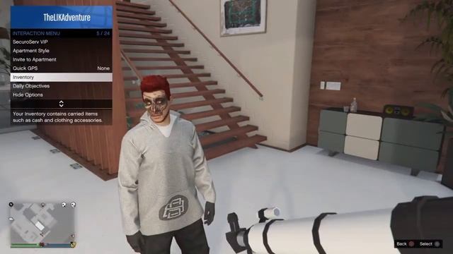 How to wear glasses,hats on Mask in Gta 5 online [1.33/1.34.....] смотреть онлайн
