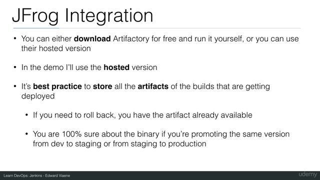 JFrog Artifactory integration - DevOps смотреть онлайн
