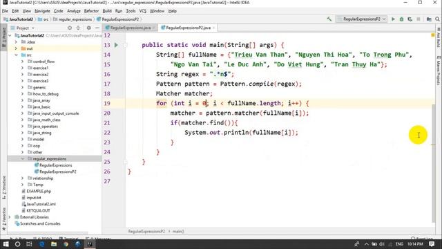 Java - Regular Expressions - Tìm kiếm & thay thế смотреть онлайн