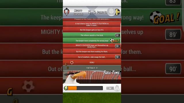 LAST SECOND EQUALISER! Angry birds football app. смотреть онлайн