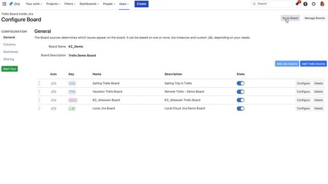 Trello Board Inside Jira by Rozdoum - Demo смотреть онлайн