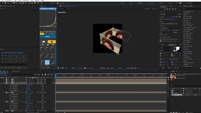 How To Create A Cube Split In After Effects смотреть онлайн