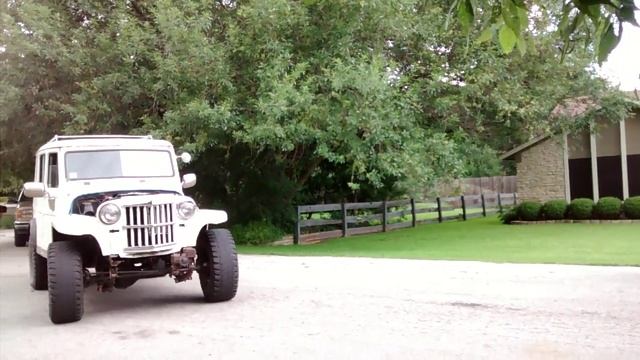 '62 Willys Wagon first drive with new 383 Stroker/TH350 смотреть онлайн