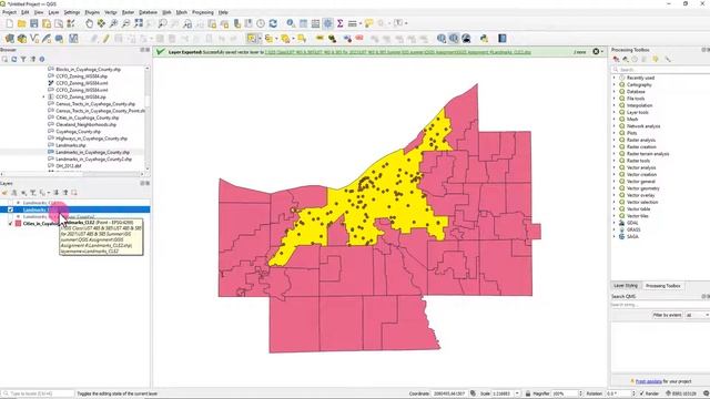 QGIS Tutorial 5 Select by Location 1 смотреть онлайн