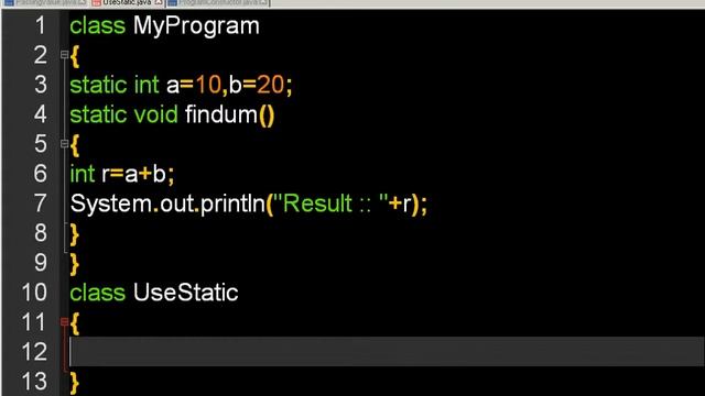 Static Keyword in Java Programming (in Hindi) смотреть онлайн