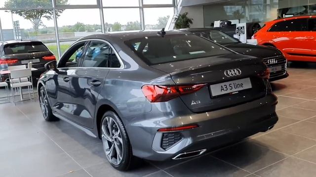 222D9512 - 2022 Audi A3 SALOON 30TDI S LINE COMFORT PACK 44,600 смотреть онлайн