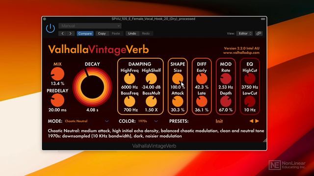 15. Vintage Verb on Vocals