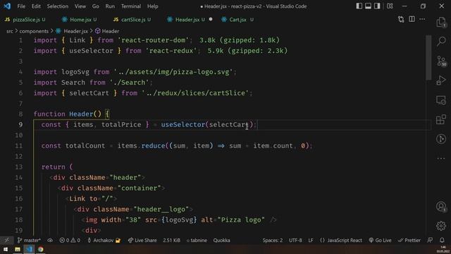 #18: ? React Pizza v2 — Что такое ThunkAPI в RTK? Создаем селекторы смотреть онлайн