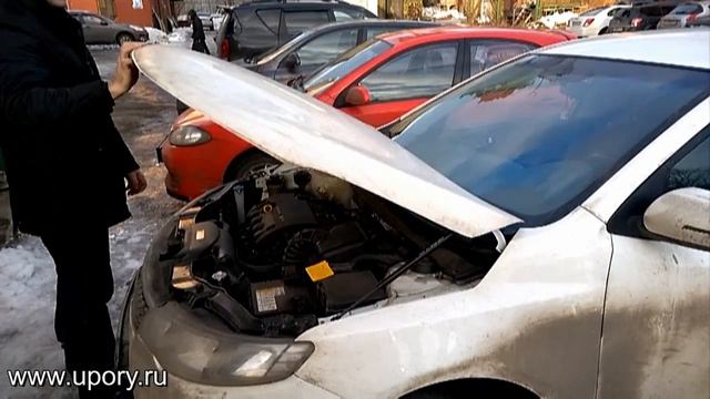 Работа амортизаторов (упоров) капота для Kia Cerato 2 (2009-2013) от upory.ru смотреть онлайн