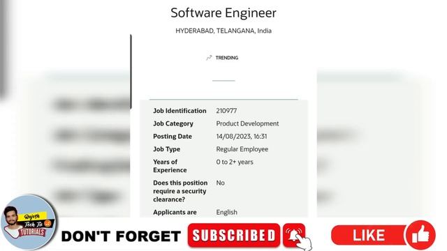 Oracle Company software job training with full time jobs | Software job training telugu смотреть онлайн