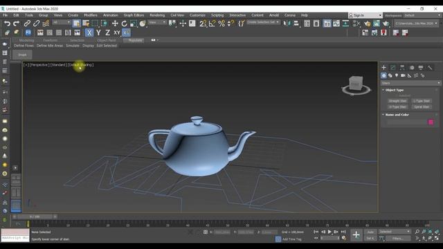 3D max. Введение. Знакомство с основными функциями программы. смотреть онлайн