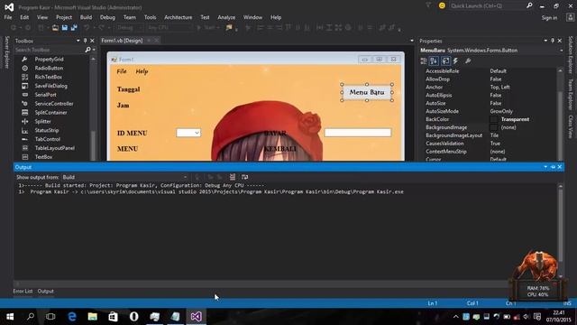Cara Membuat Program Kasir Sederhana menggunakan Visual Studio 2015 (Visual Basic 2015) смотреть онлайн