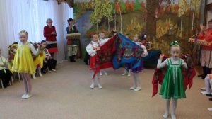 Осенний утренник Танец с платками Детский сад  №92 город Севастополь